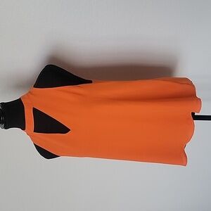 Orange shinestar sleeveless tank top
